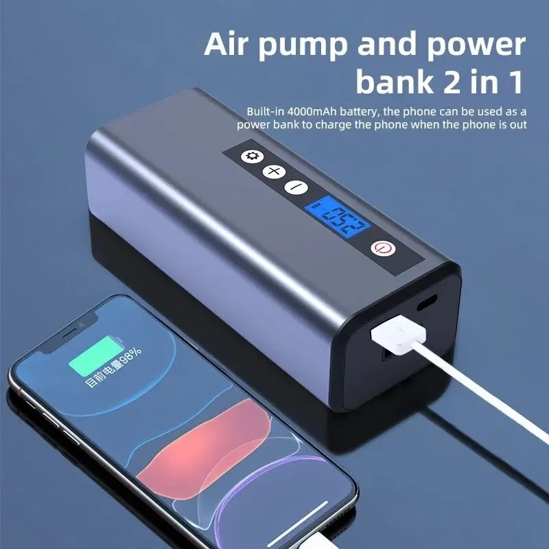 4000mAh Portable K8 Electric Tire Inflator