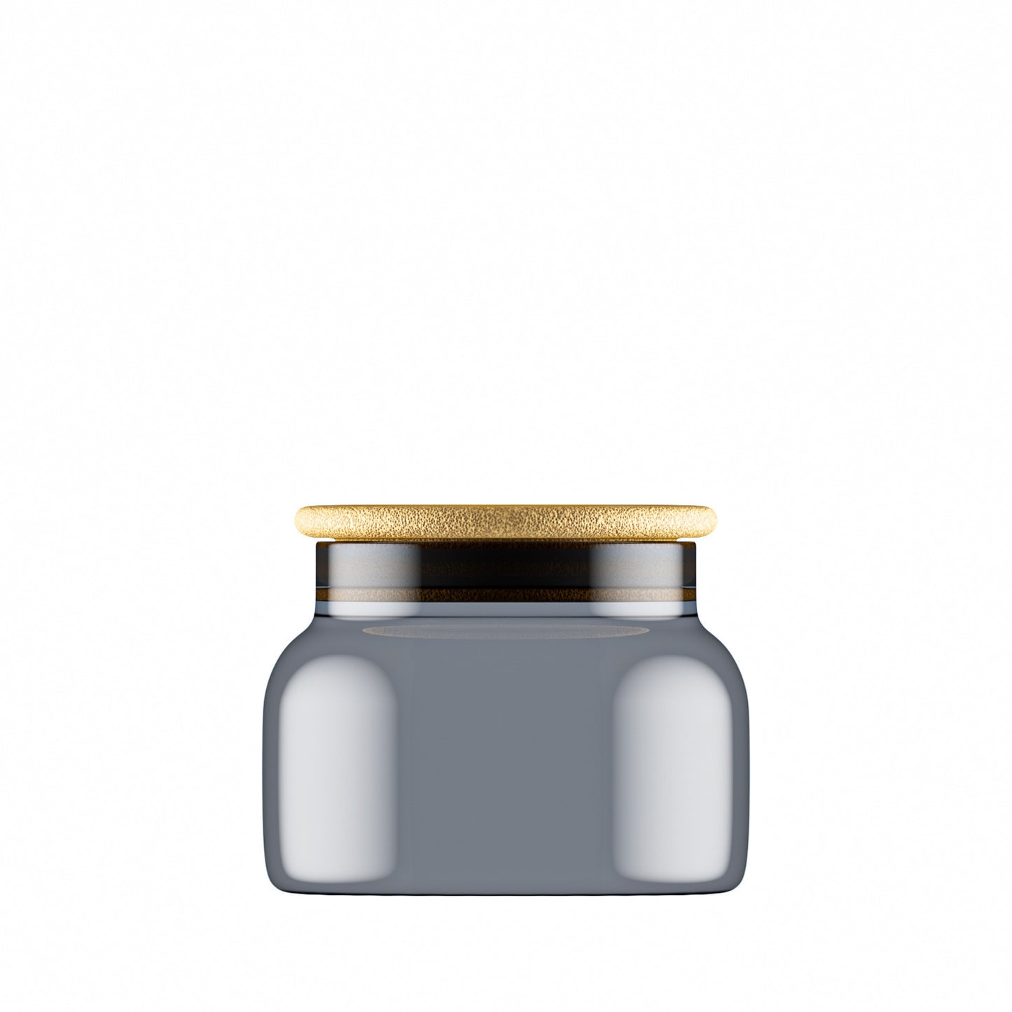 High Borosilicate Glass Bamboo Lid Storage Jar