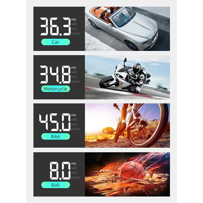 4000mAh Portable K8 Electric Tire Inflator