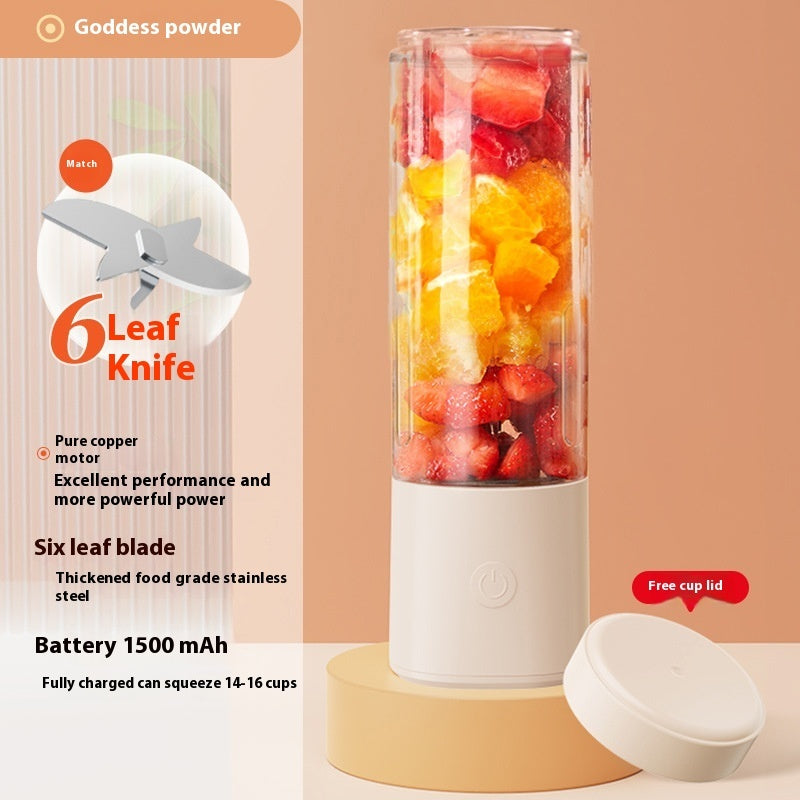Household Rechargeable Mini Juicer Blender