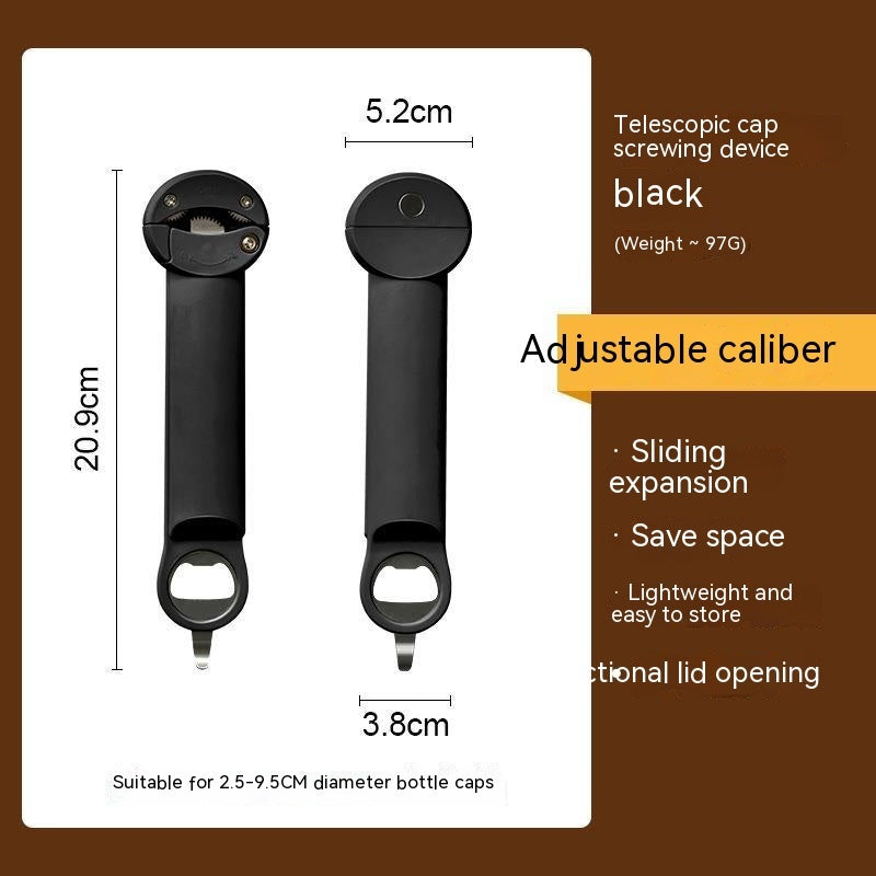 Stainless Steel Retractable Can Lid Opener