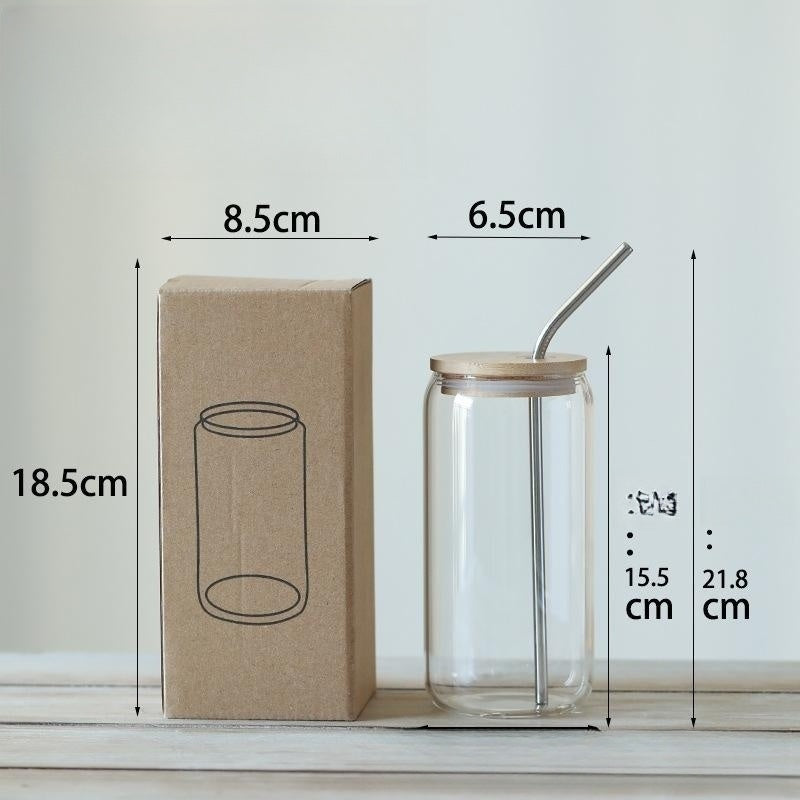 Bamboo Smoothie Jar Lid With Straw