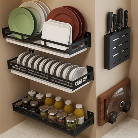 Storage Kitchen Organizer Dish Drain Rack