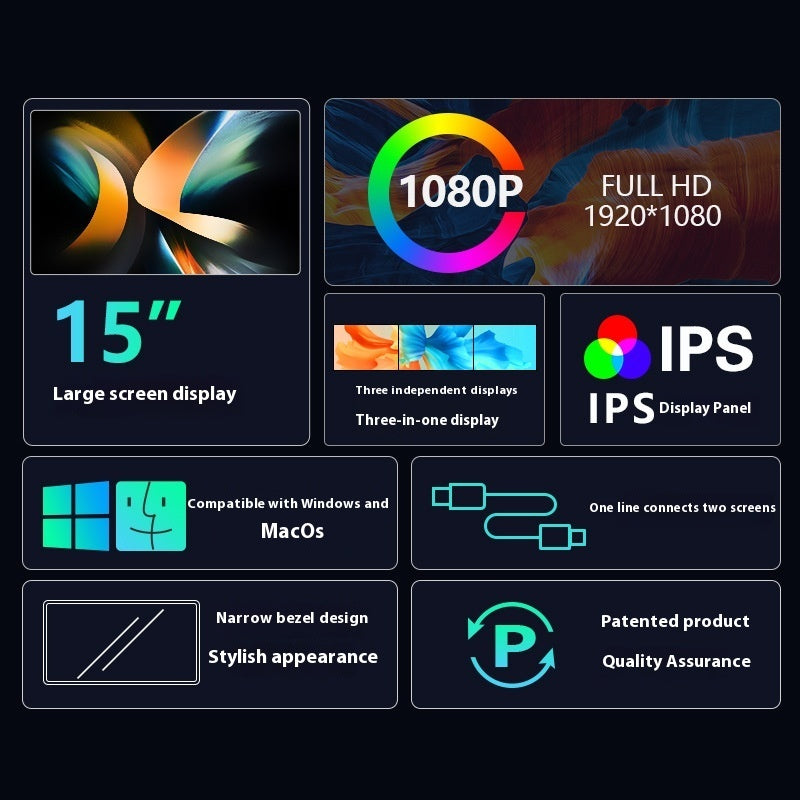 Portable Notebook Sub-screen Display - My Store