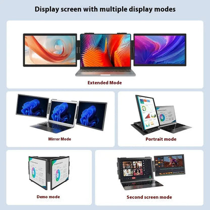 14-inch Portable Dual-screen Laptop With Expansion Screen - My Store