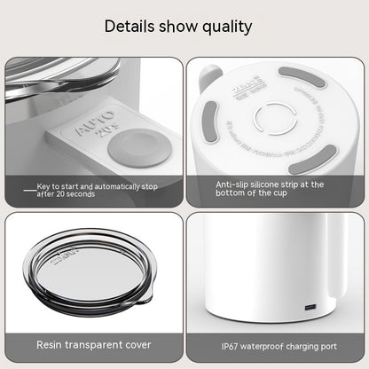 Portable Automatic Magnetic Stirring Coffee Cup